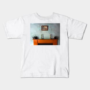 Antique Mantelpiece Still Life Kids T-Shirt